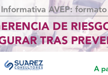 circular nº38-2023: Jornada Informativa AVEP: «Gerencia de riesgos: Asegurar tras prevenir» | 20 de abril 2023