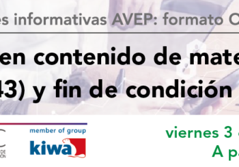 Sesión Informativa AVEP: Certificación en contenido de material reciclado (UNE 15343) y fin de condición de residuo