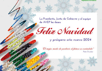 La Presidenta, Junta de Gobierno y todo el equipo de AVEP les desea felices fiestas