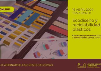 Jornada informativa online: «Ecodiseño y reciclabilidad de plásticos» | organiza AVEP con el CEACV