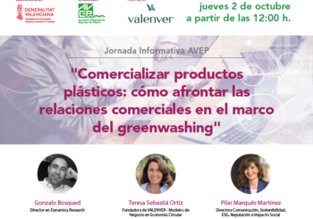 Jornada AVEP: «Comercializar productos plásticos: cómo afrontar las relaciones comerciales en el marco del greenwashing» | jueves 2 de octubre
